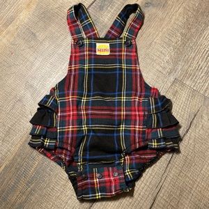 Harajuku Mini Iconic Tartan Print Romper